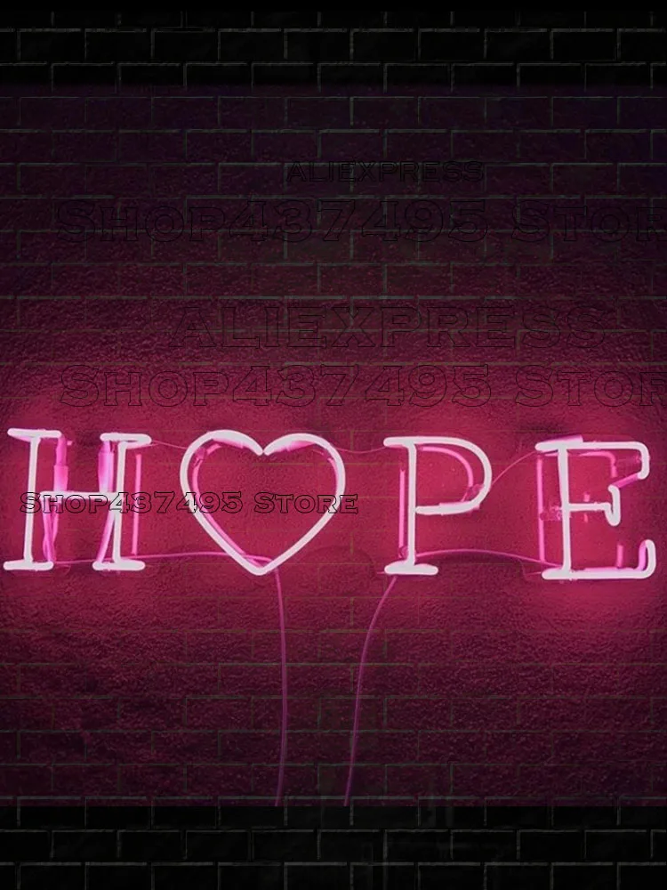 Неоновый светильник HOPE LOVE LETTERS неоновый letrero светодиодный на заказ неоновая