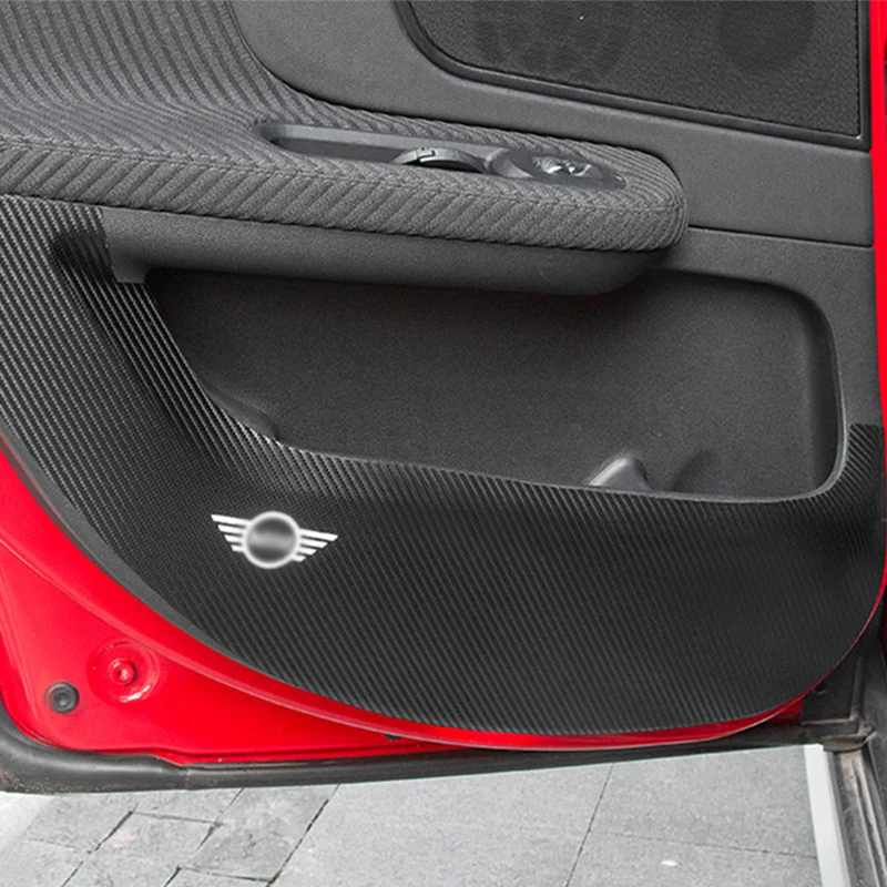 Защитная Наклейка на панель двери автомобиля, устойчивый к царапинам коврик для BMW MINI Cooper F54 F55 F56 R56 R60, аксессуары для автомобиля, украшение интерьера