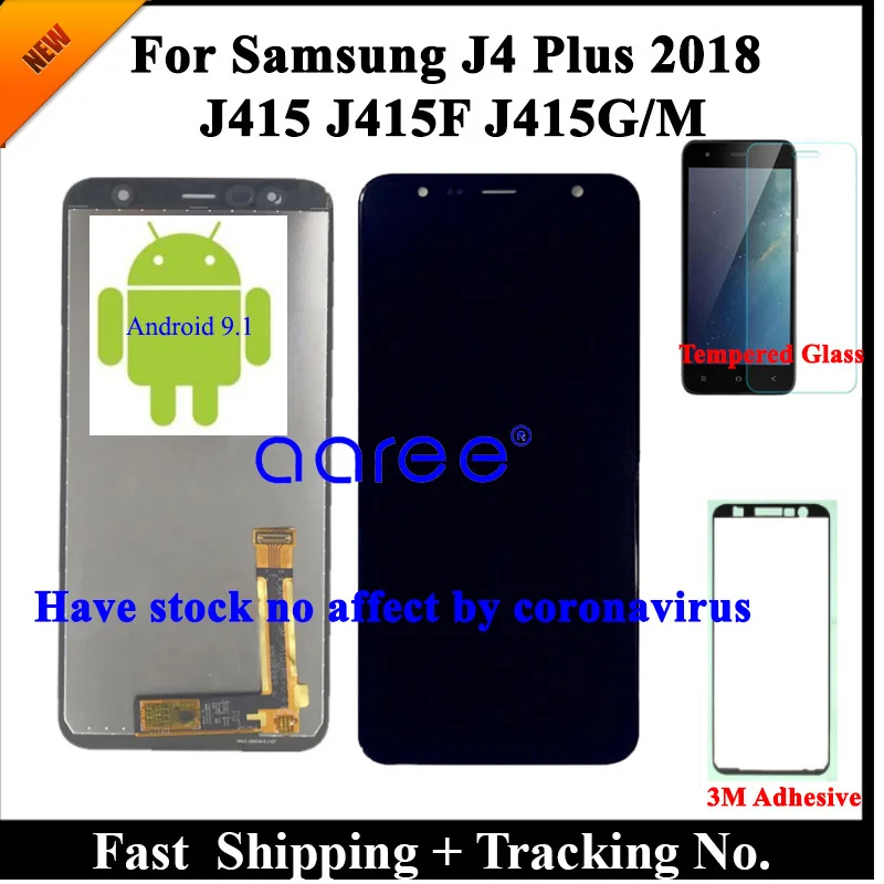 

100% тест ЖК-дисплей для Samsung J4 Plus LCD J4 Plus J415 LCD для Samsung J610 J6 Plus ЖК-экран сенсорный дигитайзер сборка