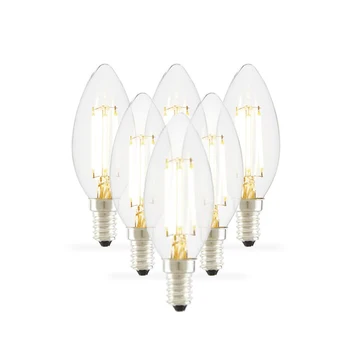 

LED Edison Bulb Not Dimmable E14 Base C35 C35L G45 E27 Base G45 A60 ST64 Filament Light Bulb Retro Warm White