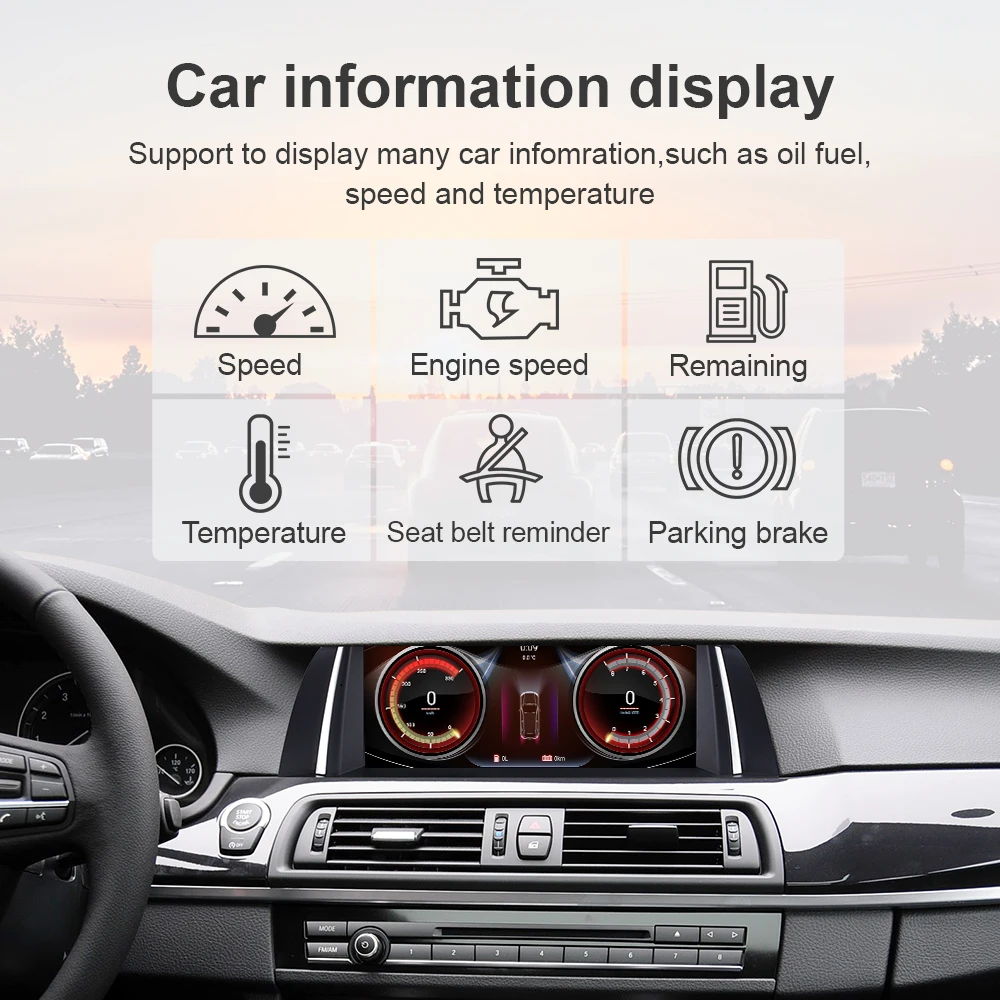 EBILAEN Car Multimedia Player For BMW 5 Series F10 F11 2011-2016 CIC NBT Autoradio Android 10.0 Navigation 520i Stereo GPS 4G