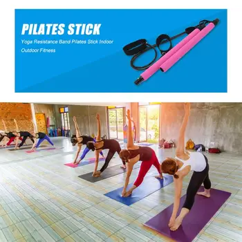 

Multifunctional Yoga Resistance Band Defending Pilates Stick Home Gym Workout Exercise Fitness Arm Training Equipment