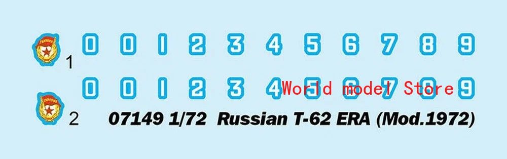 Plastic Assembly Model Kits Trumpeter 07149 1/72 Russian T-62 ERA Mod.1972 Plastic Assembly Model Kits Trumpeter 07149 1/72 Russian T-62 ERA Mod.1972