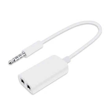 3.5mm 1 대 2 커플 오디오 라인 이어폰 스테레오 오디오 케이블 헤드폰 분배기 어댑터 아이폰 삼성 Xiaomi 화웨이 Mp3