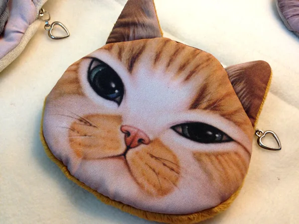 Cartoon Cat Coin Purse Cute Kids Purse Casual Zipper Children Wallet Girls Purse Small Money Bag Animal Prints Coin Card Holder