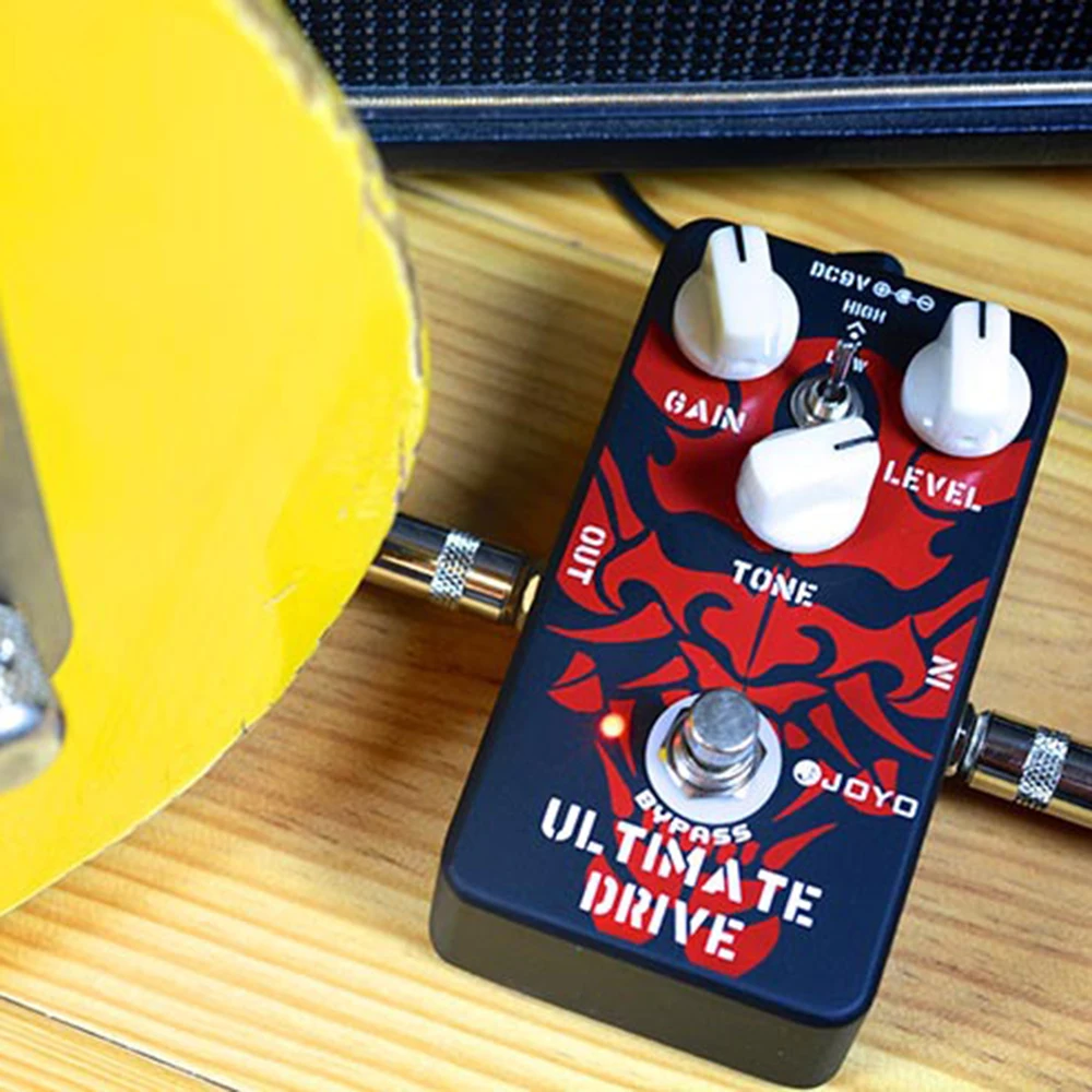 

JOYO JF-02 Guitar Effect Pedal Surpassing Diode Tube Amp Ultimate Drive Overdrive Features Bordering-on-distortion Overdrive