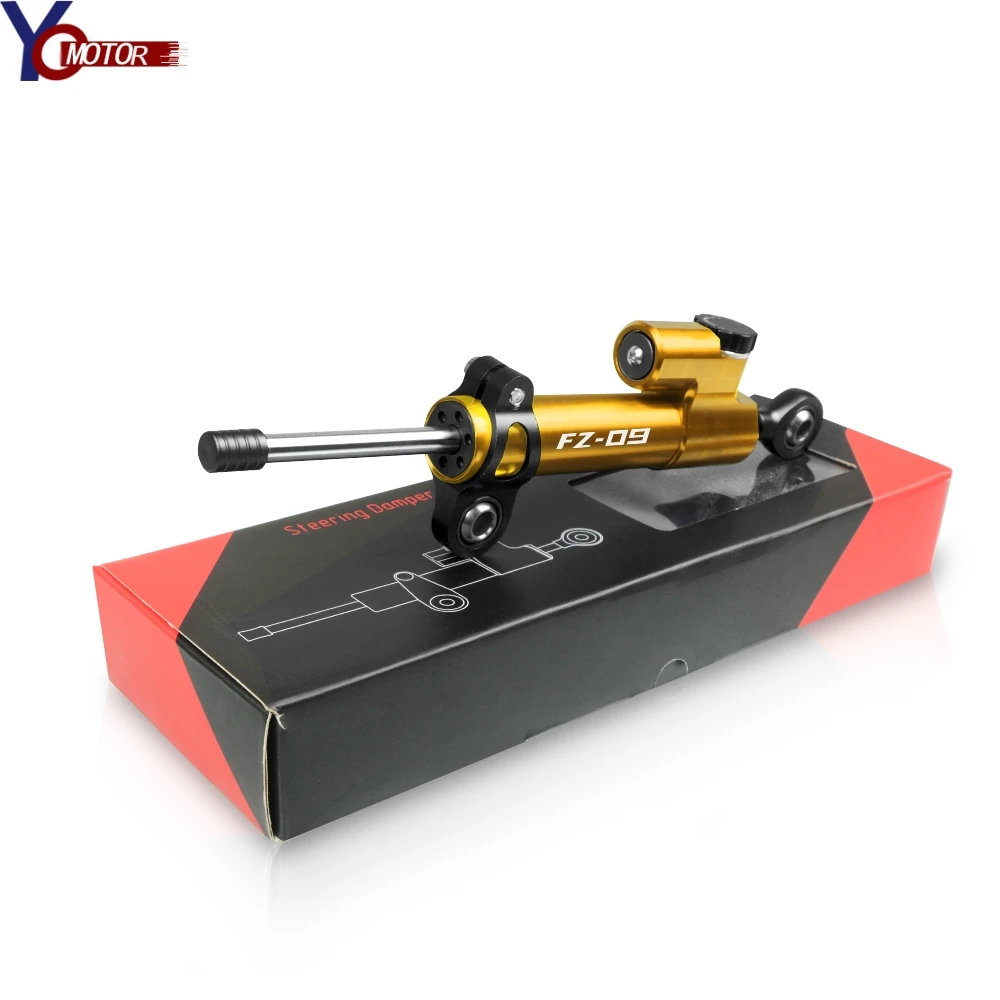 

FZ-09 Motorcycle CNC Steering Stabilizer Damper shock absorber stable steering control system for YAMAHA FZ09 FZ 09