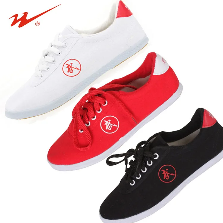 

Top Quality 3 Color Canvas Taichi/Tai Chi Shoes Kung Fu Shoes Wing Chun TaiJi Slipper Martial Art Sneaker Taekwondo Shoes