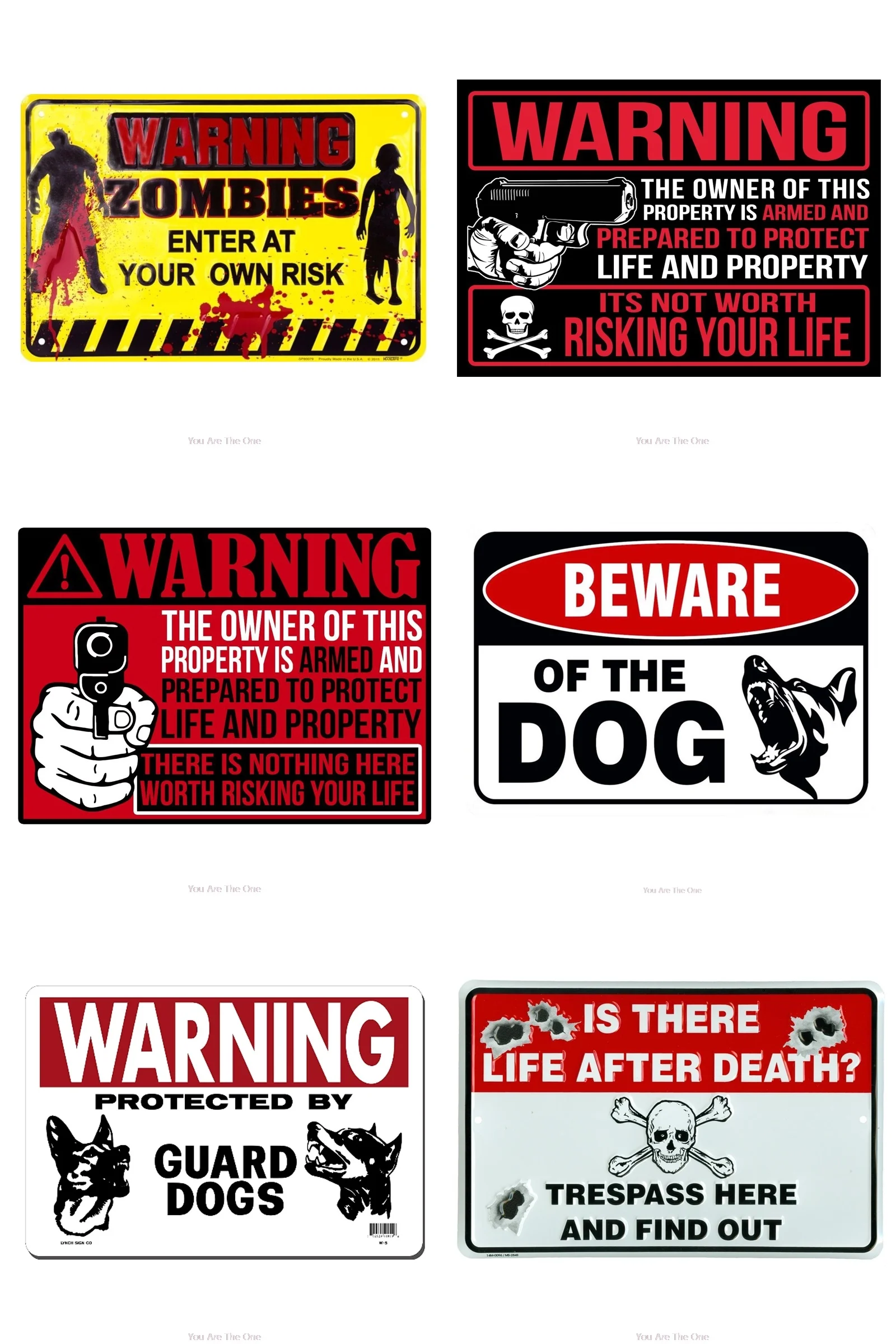 Metal Tin Signs Warning Zombies Enter At Your Own Risk Vintage Home Plaque Metal Painting Wall Decor Board Retro Pub Funny Bar Plaques Signs Aliexpress