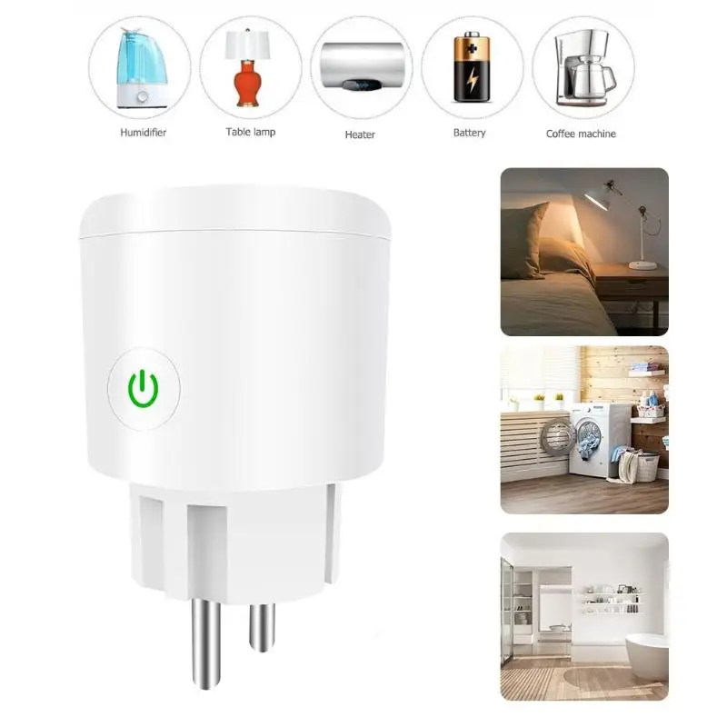 Smart Wifi Socket APP Remote Control Power Switch Timing Charging Intelligent Delicate Compact Portable Safety Adapter Plug