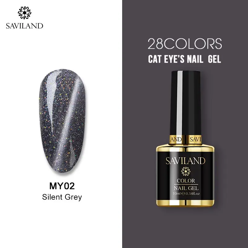 10ml MY02 SAVILAND Гель-лак для кошачьих глаз Хамелеон звездное небо Магнитный замачивающийся УФ светодиодный Гель-лак для ногтей Гель-лак сделай сам - Цвет: 10ml MY02