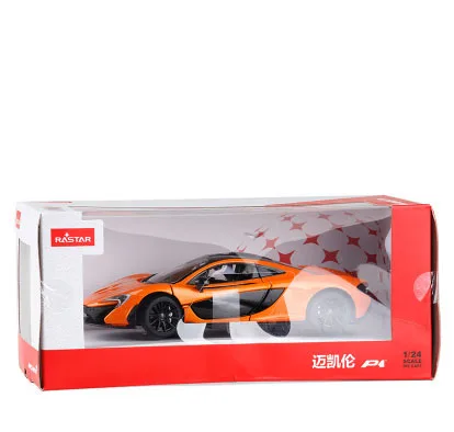 56700O with box 1:24 высокое моделирование Dicast McLaren P1 модель машины из сплава игрушечные гоночные автомобили для детей игрушки для детей Подарки - Цвет: 56700O with box