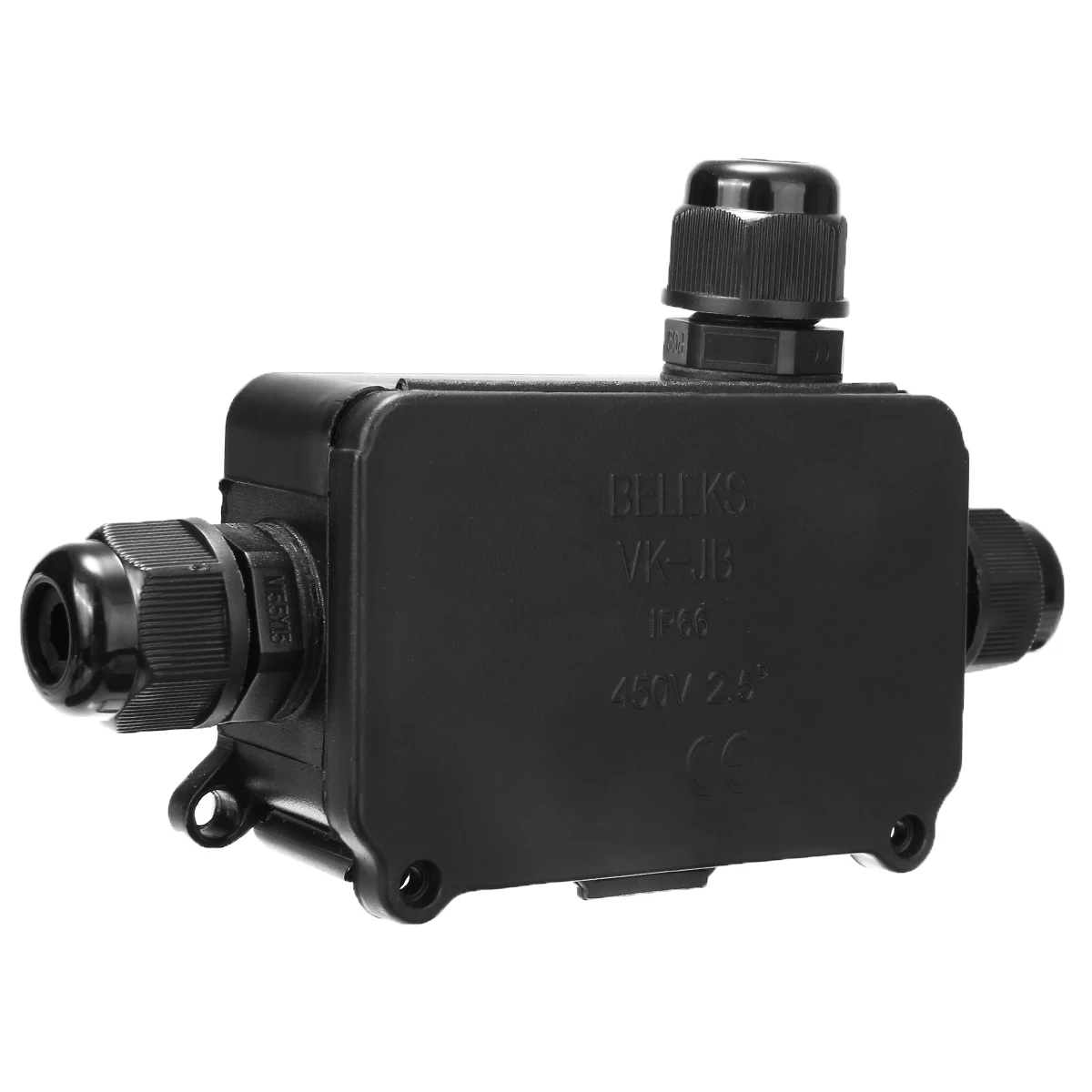3 способ оптического кабеля разъема Box 450V Водонепроницаемый IP66 коробка для распределиления электричества для фонарь для наружного освещения расходные материалы