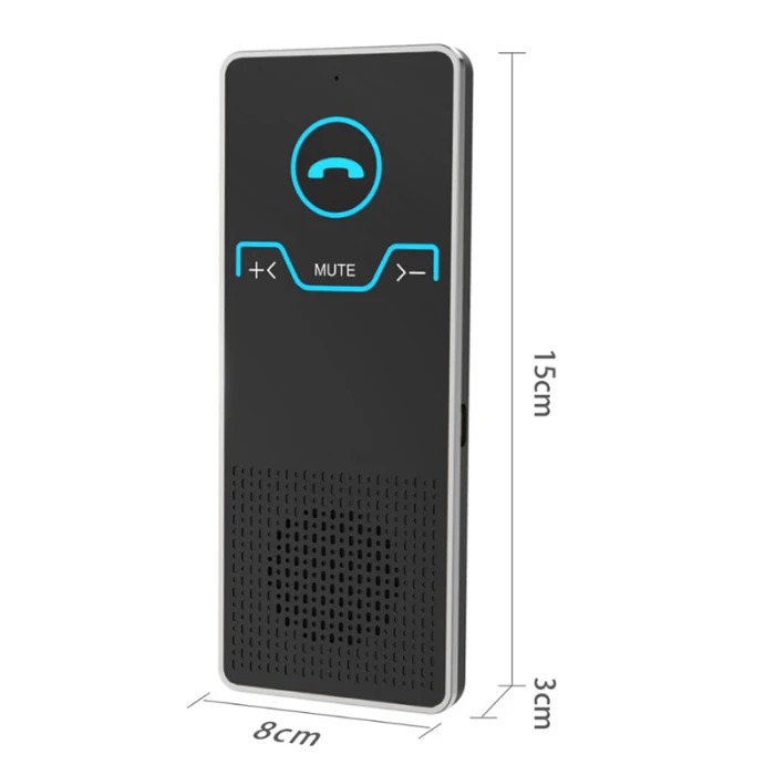 Автомобильный Bluetooth Hands Free комплект зарядное устройство Шумоподавление для солнцезащитного козырька мобильного телефона JR предложения
