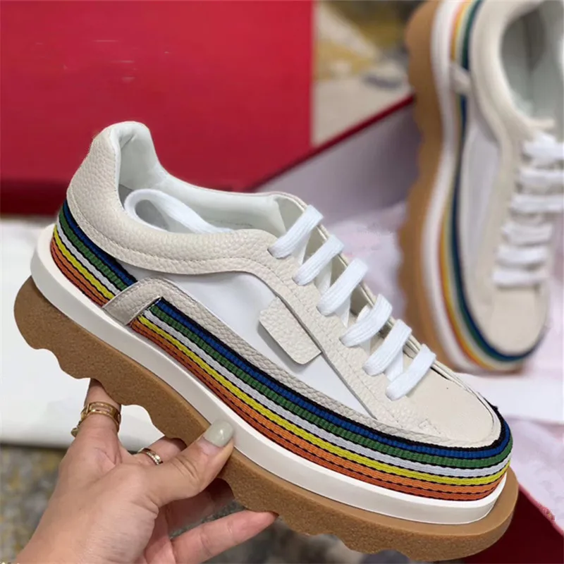 Спортивная обувь женские папа сетки для тенниса с волнообразным краем Zapatos De Mujer