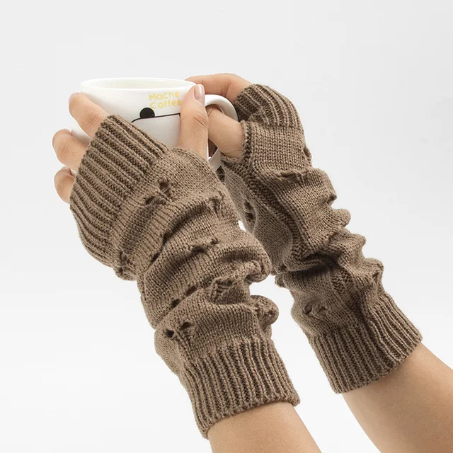 Stylish Hand Warmer Winter Gloves Gloves & Mittens Women's Accessories Women's Apparel color: Black|Dark Grey|Gray|Khaki|Pink|Red|White
