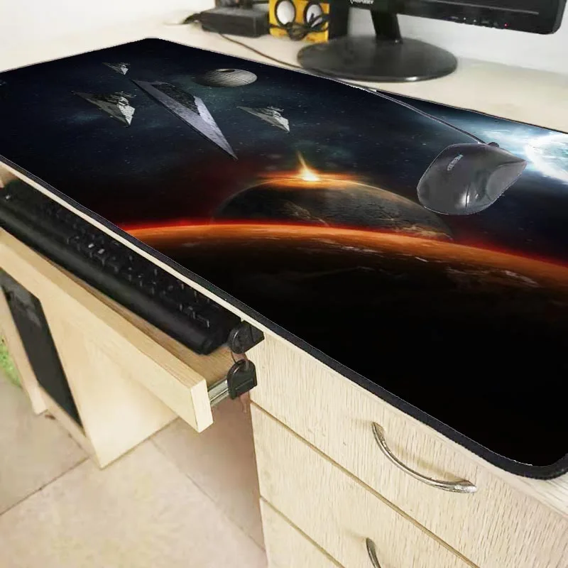  Mairuige Star War Large Size Gaming keyboard Mouse Pad Rubber PC Computer Gamer Mousepad Desk Mat L