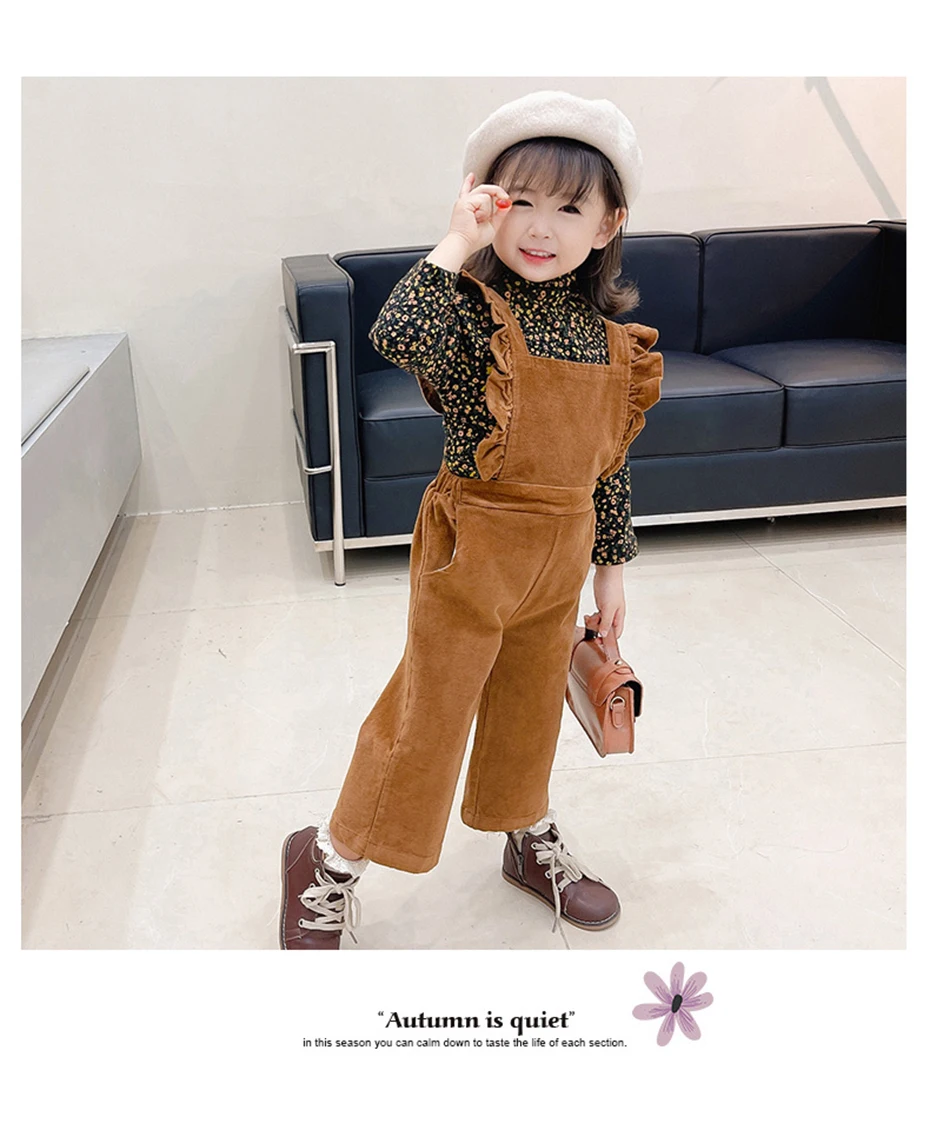 winter baby suit Kids Clothes Blouse + Jumpsuit Clothing For Girls Spring Autumn Children Clothes Girl Casual Costumes For Children newborn baby clothes set for hospital