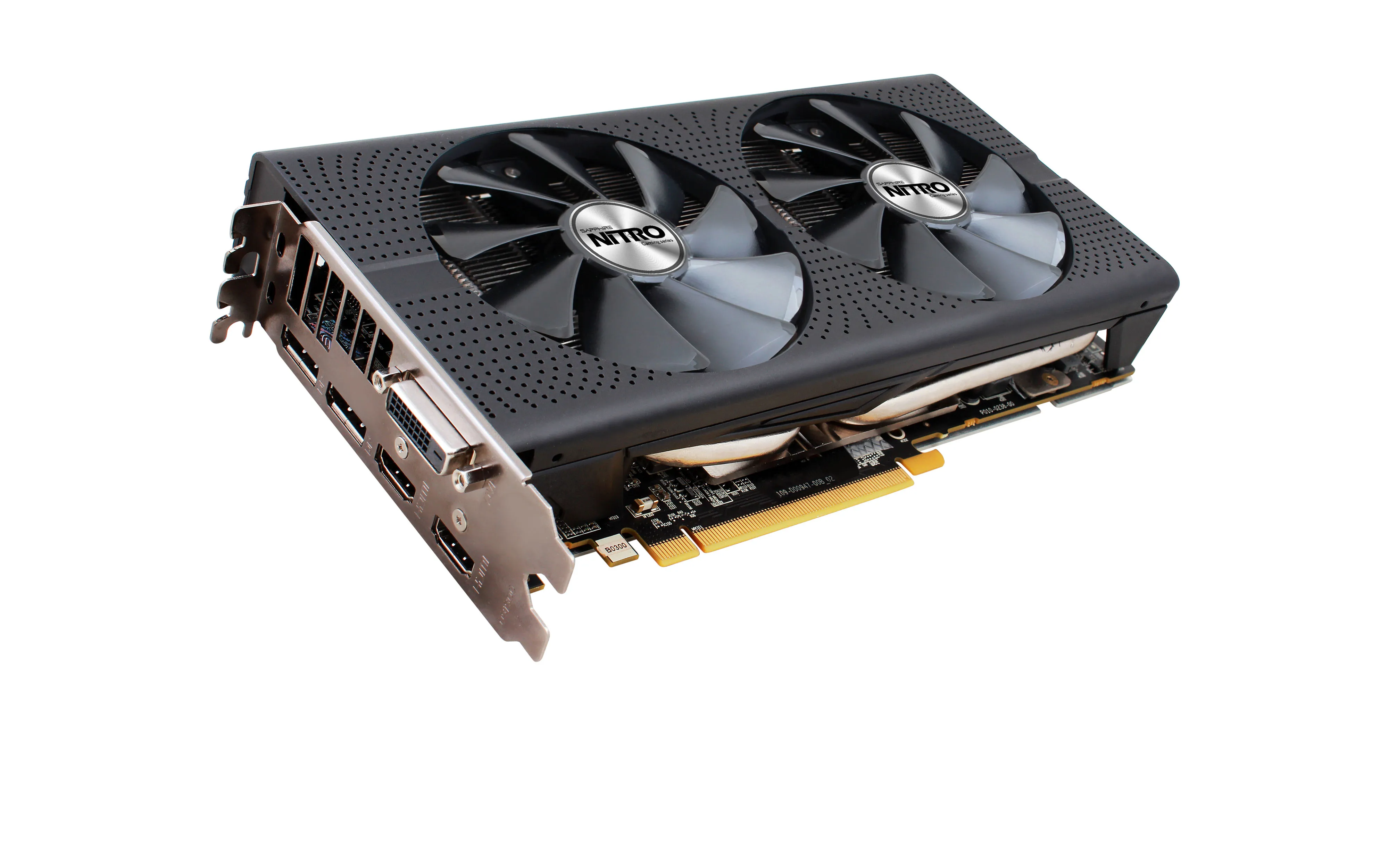 Б/у Sapphire RX 570 NITRO Oversea 4G GDDR5 256bits Dual Fan 2* HDMI+ 2* DP+ 1* DVI PCI-E 3,0X16