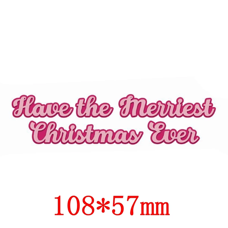 Merry Christmas снежные буквы металлические режущие штампы трафареты для DIY скрапбукинга украшения тиснение поставщик ручной работы высечки