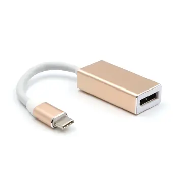 

Portable Size 1080P USB 3.1 Type-C to DP Adapter USB-C to DisplayPort Adapter Converter Cable for Apple Macbook