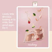 Vaisselle pour enfants, ensemble d'alimentation pour bébés, assiettes de dessin animé, plats pour enfants, formation pour manger, bol, cuillère, fourchette 