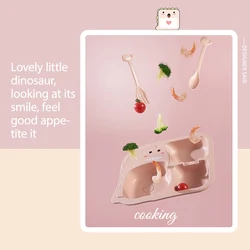 Baby Children's Tableware Products Feeding Set Cartoon Plates Kids Dishes Children Training Eating Food Bowl Spoon Fork