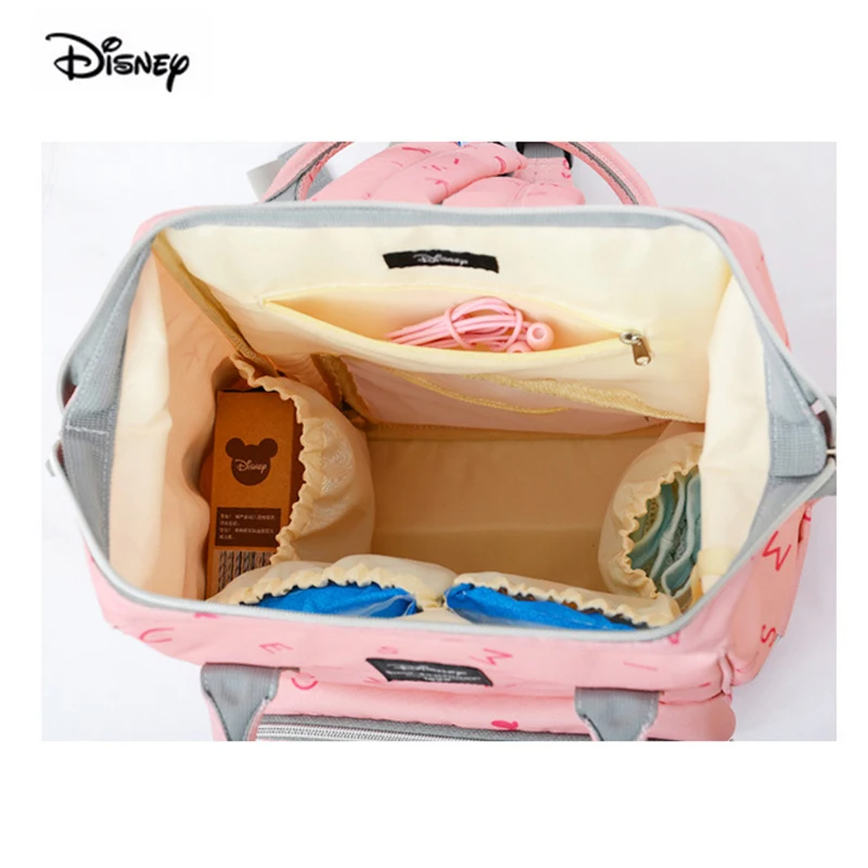 Сумка для подгузников disney, рюкзак, детские сумки для мам, сумка для мокрой одежды, модный органайзер для подгузников для мам, для кормления, Микки, Минни, коляска