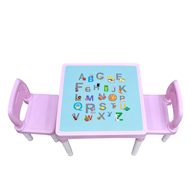 

Children's Furniture Suits Kindergarten Baby Learning Children Book Desk Chair Household Plastic Toys To Write Games