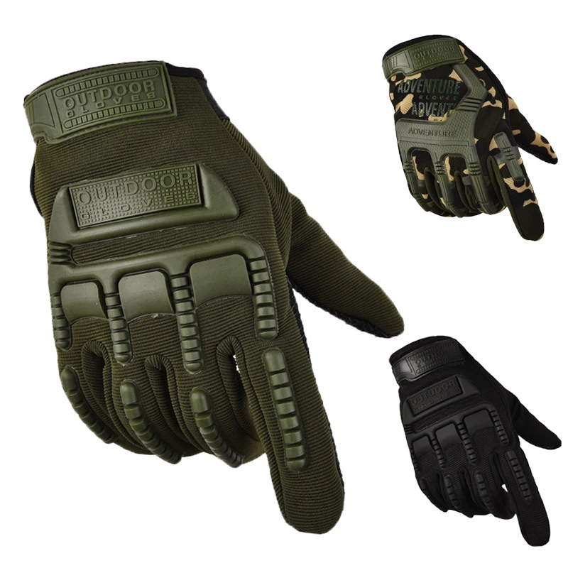 Зимние велосипедные перчатки с закрытыми пальцами для сенсорного экрана