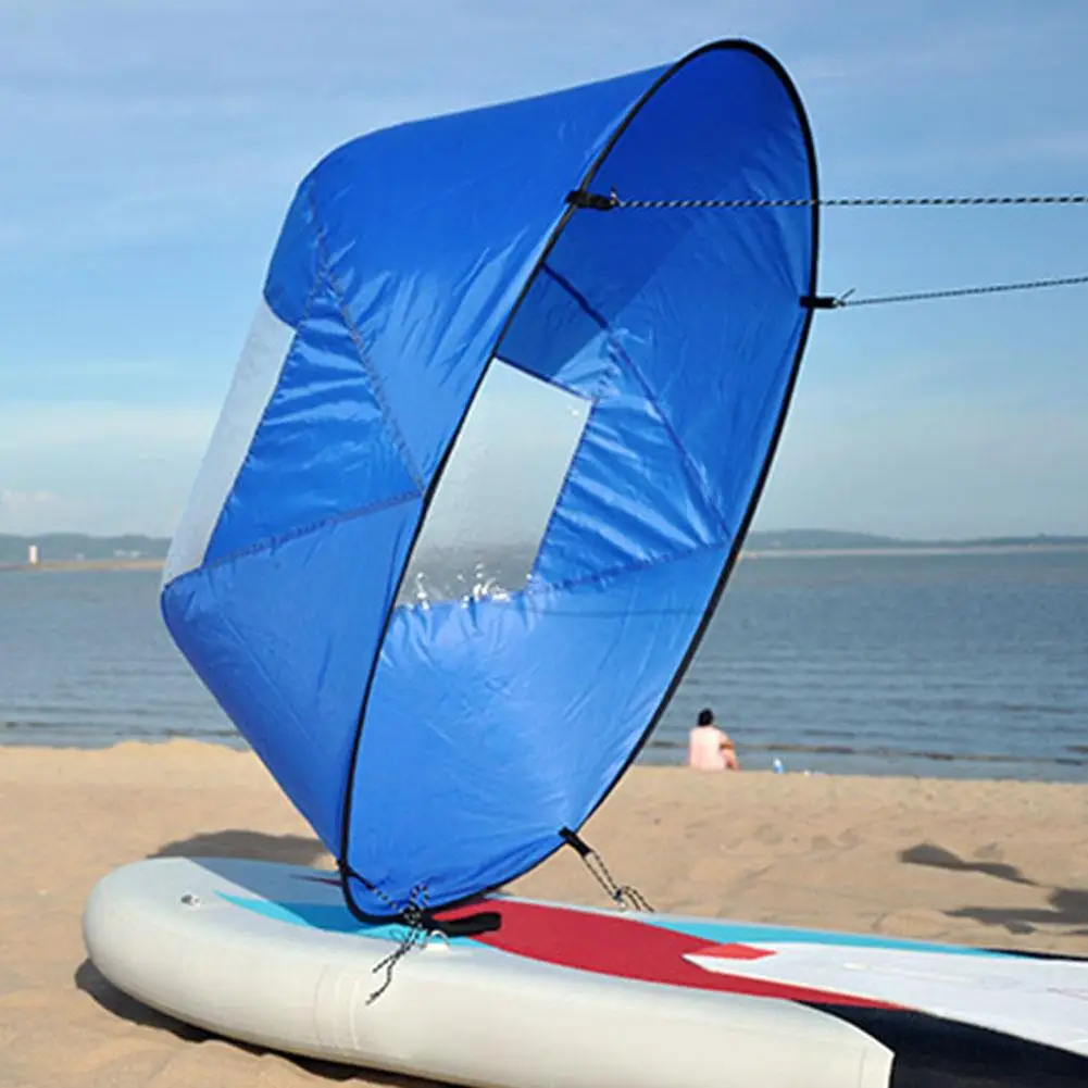 Foldable Kayak Boat Wind Sail Paddle Board Sail Summer Surfing Wind