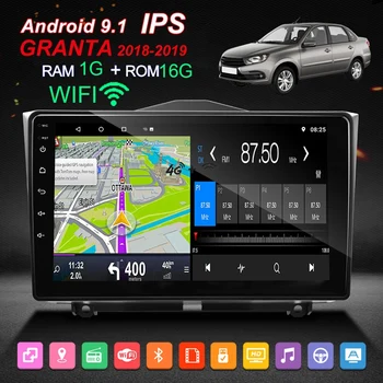 

2DIN for LADA BA3 Granta Cross 2018 2019 (1GB+16GB) Car Bluetooth Radio Multimedia MP5 Player Navigation GPS Android 9.1