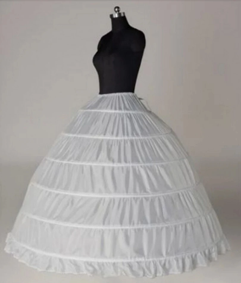 

Свадебные аксессуары Vestido Long бальное платье кринолин нижняя юбка 6 обручей юбка нижняя юбка женская 2022