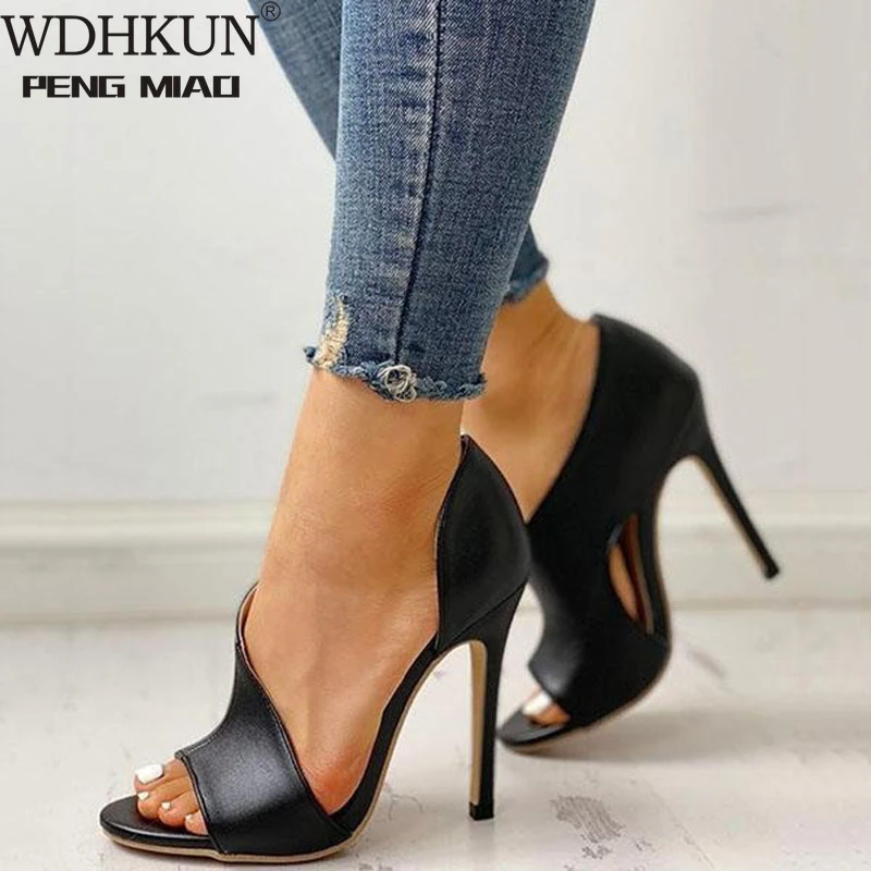 Tacones con punta abierta Clearance