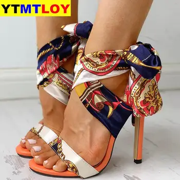 

hot Women Sandals T-Strap High Heels Chaussures Femme Sexy Stripper Shoes 2020 New Peep Toe Summer Female Leopard Shoes Sexy