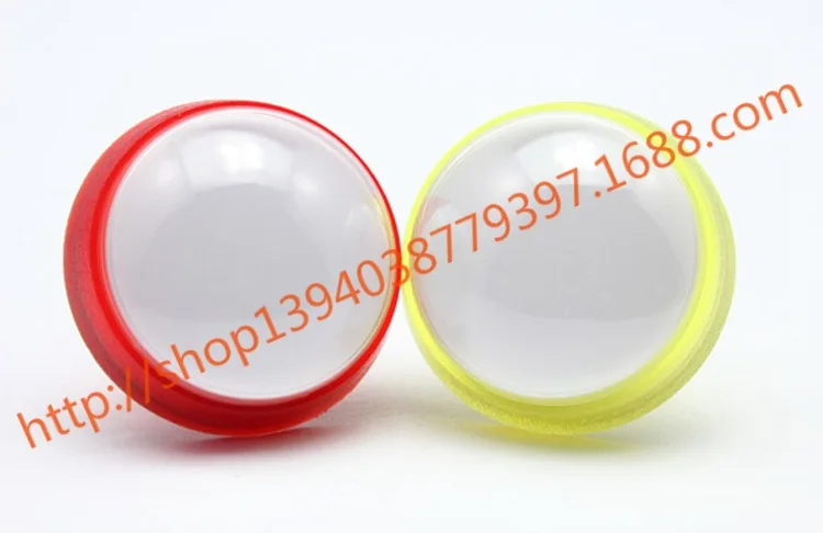 60MM Great Circle Button Switch Multicolor Large Game Console Switch Button Light Included Button with Fretting Switch
