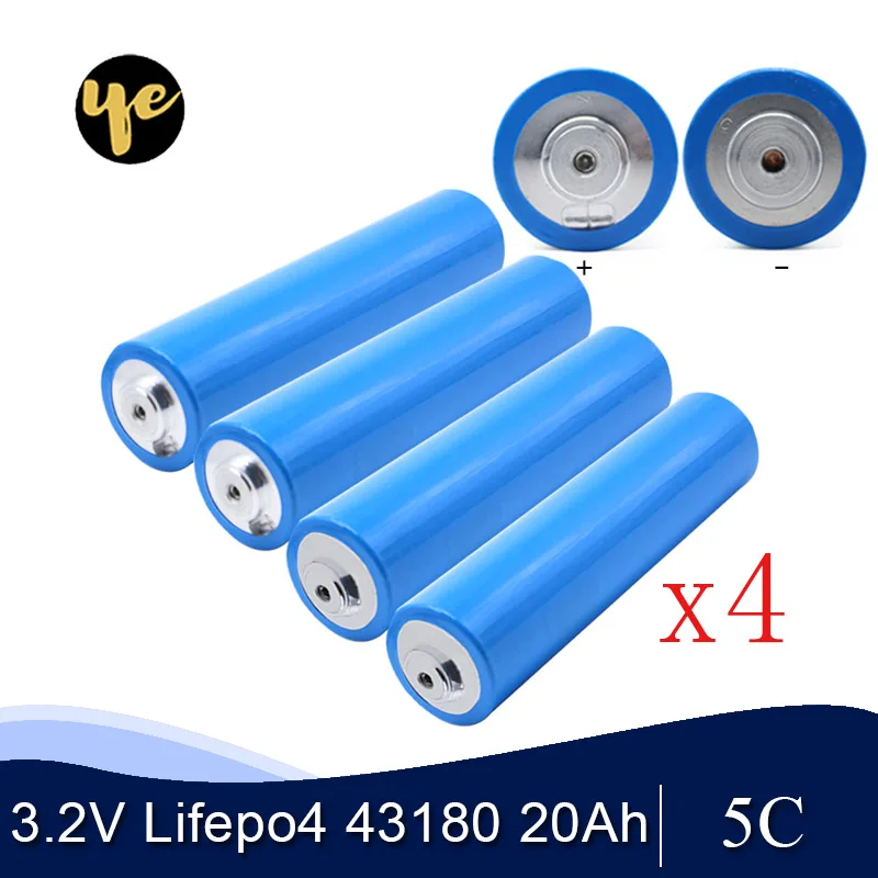16 шт. Лидер продаж Цена по прейскуранту завода изготовителя 43180 20Ah Lifepo4 3 2 V цилиндр