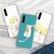 

Beautiful S-Sailor Moon Phone Case For Honor 20 Pro 10 10i 9 8 8A 8S 8X 7A 7S 7X Capa Huawei P Smart 2021 Y9S Y5 Y6 Y7 Y9 Cover