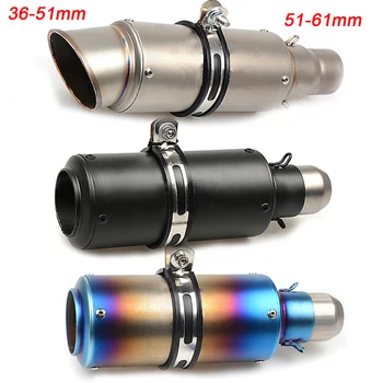 

FOR KAWASAKI Z250 Z750 Z800 Z1000 Z900 Z650 Z125 Universal Racing Motorcycle Exhaust Pipe Carbon Fiber Escape System with killer