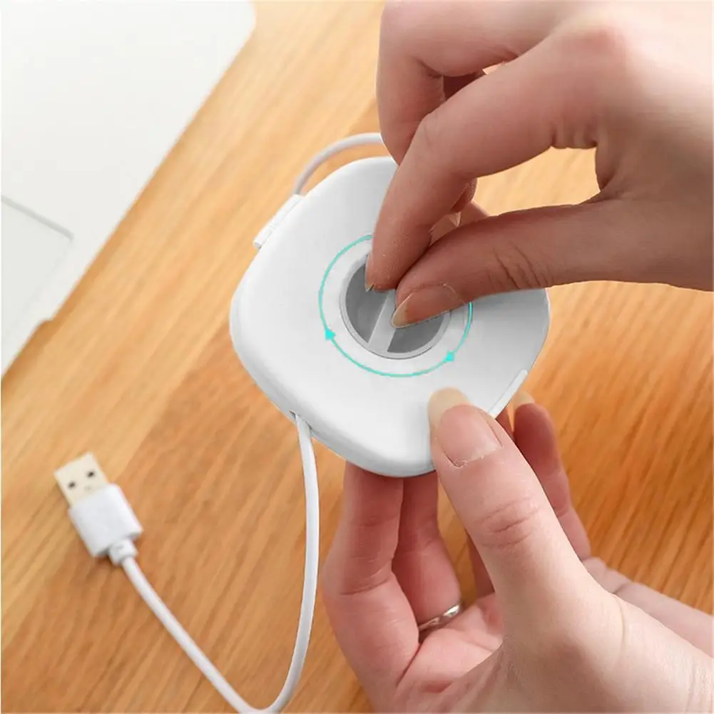 Desktop Charging Data Cable Storage ABS Box Bag Artifact Wired Headset Portable Management | Электроника