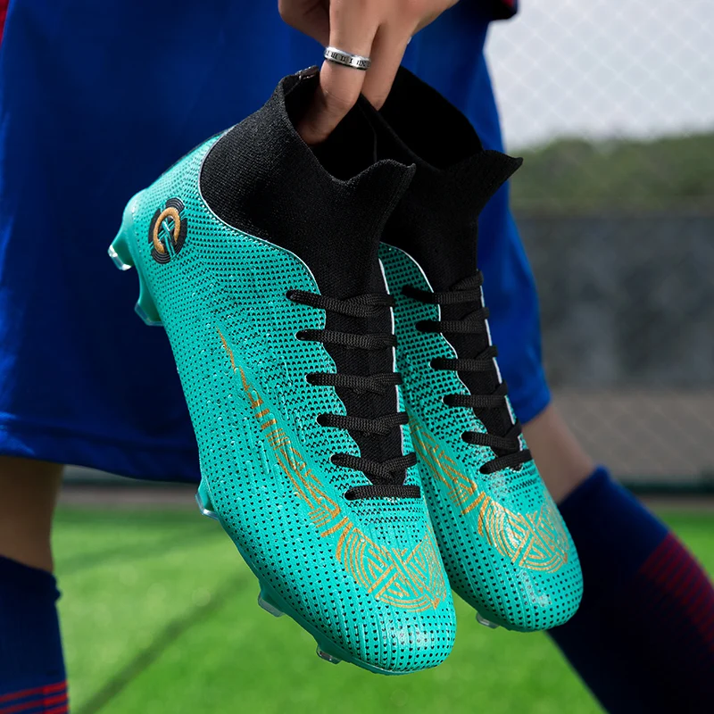 

New Football Shoes Men turf Shoes Men Soccer Shoes Professional Football Boots Cheap Futsal Sock Cleats Training Sport Sneakers
