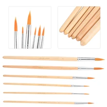 Живопись кисточки для гуаши ручка Акварельная живопись кисти комплект, принадлежности для живописи для акварели и масляной живописи кисти