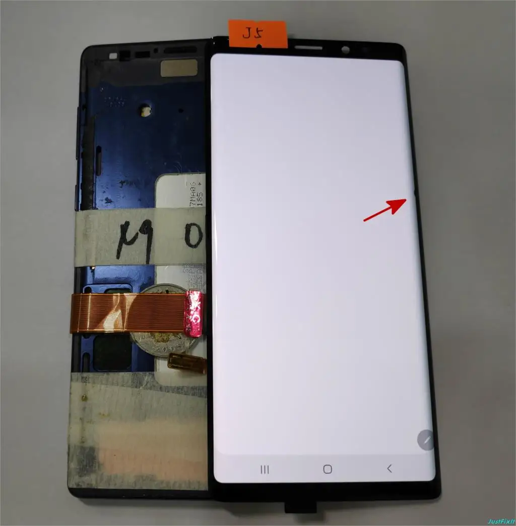 Дефект Super Amoled для samsung Galaxy Note 9 Note9 N960 N960F N960D N960DS ЖК-дисплей сенсорный экран дигитайзер 6,3"