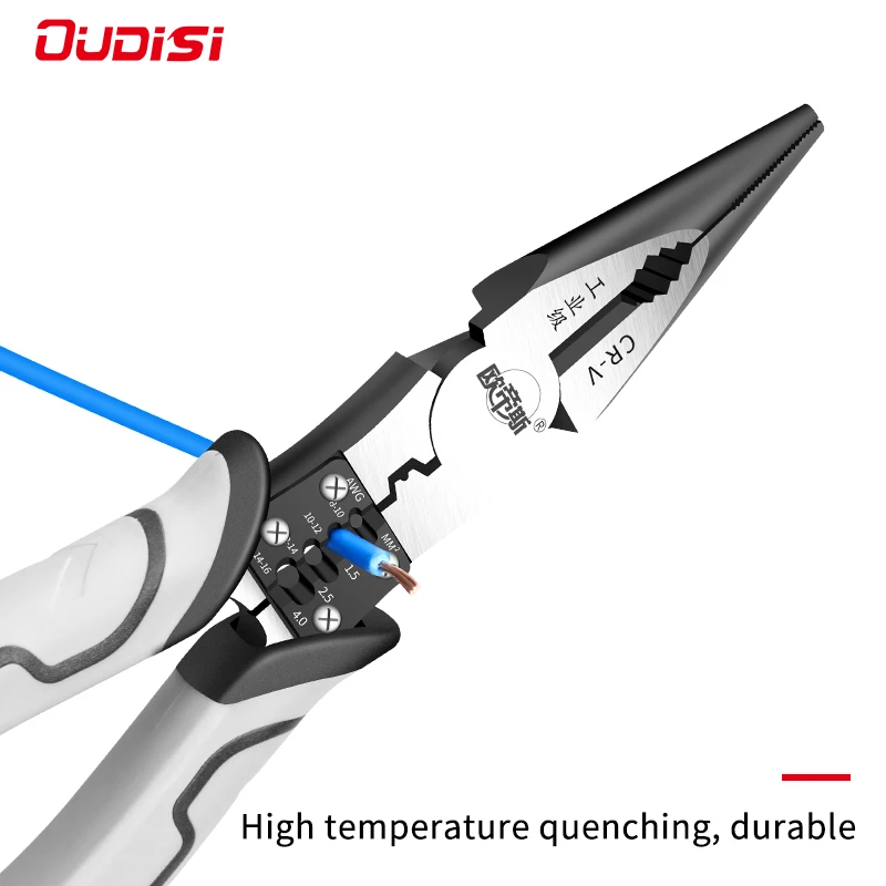 

Stripper Crimper Multifunctional Universal Diagonal Pliers Needle Nose Pliers Hardware Tools Universal Wire Cutters Electrician