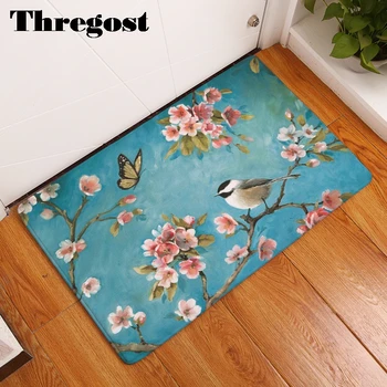 

Thregost Printed Floor Mats Home Decor Mat Kitchen Rugs Washable Indoor Doormat Memory Foam Shoes Carpet Non Slip Door Rug