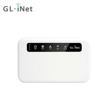 GL.iNetGL-XE300(Puli) 4G LTE Mobile Smart VPN Router Portable WiFi Wireless Travel Hotspot, OpenWrt, 5000mAhBattery, OpenVPN