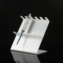 

Acrylic Pipette Stand White Plexiglass Pipettor Holder Z-shaped Pipet Rack Holds Up To 5 Single-channel Pipettes Thickness 4 mm