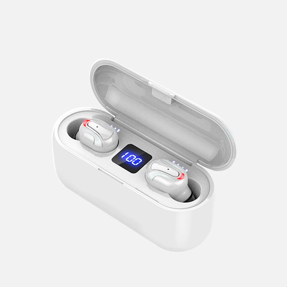Q32 Bluetooth наушники Bluetooth 5,0 наушники TWS беспроводные наушники стерео Спорт Музыка громкой связи Наушники светодиодный дисплей с микрофоном
