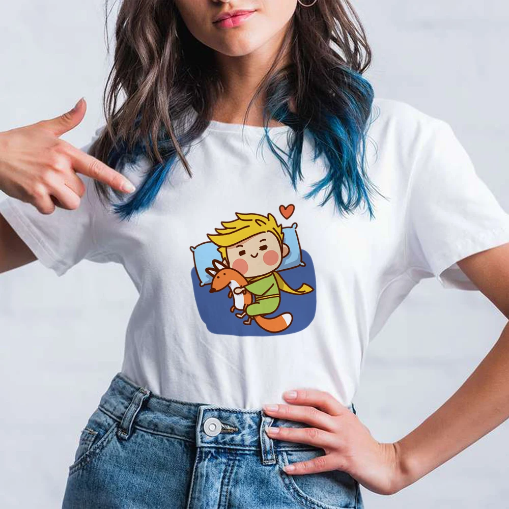 Fashion Streetwear Women T Shirt Space 