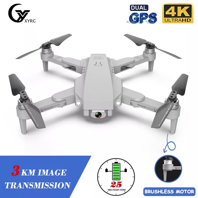 Buy Gps Drone LU1 PRO With HD 4K Camera Professional 3000m Image Transmission Brushless Foldable